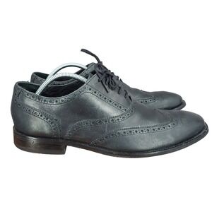 Cole‎ Haan Williams Oxford Shoes Mens 11 M  Black Leather Wingtip Dress Shoes